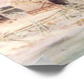 Het Halverwege huis van George Durrie Poster (Hoek)