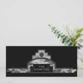 het hamilton - gebouw kaart (Staand voorkant)