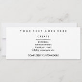 het hamilton - gebouw kaart (Achterkant)