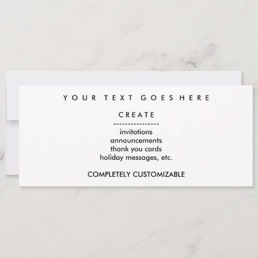 het hamilton - gebouw kaart (Achterkant)