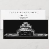 het hamilton - gebouw kaart (Voorkant / Achterkant)