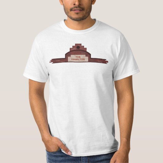 het hamilton - gebouw t-shirt (Voorkant)