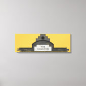 het hamilton - signaal canvas afdruk (Voorkant)