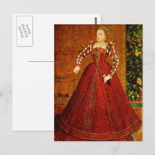 Het Hampden Portret van Elizabeth I van Engeland Briefkaart (Voorkant / Achterkant)