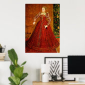 Het Hampden Portret van Elizabeth I van Engeland Poster (Thuiskantoor)
