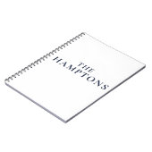 Het Hamptons Preppy Kust Journaal Notitieboek (Linkerzijde)