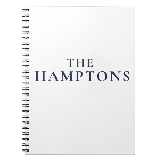 Het Hamptons Preppy Kust Journaal Notitieboek (Voorkant)