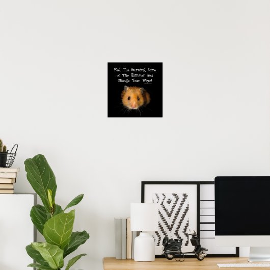 Het hamsterPoster Poster (Thuiskantoor)