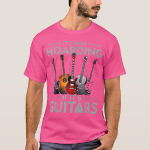 Het hamstert niet als zijn gitaren zijn t-shirt