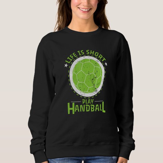 Het handballeven is kort trui (Voorkant)