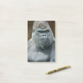 Het handbediende Silverback Post-it® Notes (Op bureau)