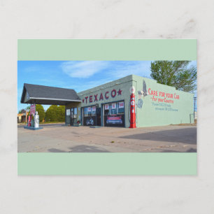 Het handelsstation, Route 66, Tucumcari, New Mexic Briefkaart