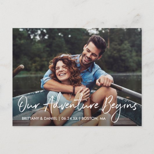 Het handgeschreven Adventure van het Manuscript be Briefkaart (Voorkant)