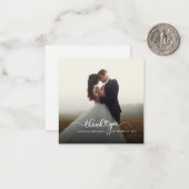 Het handgeschreven manuscript van de Foto van de D Notitiekaartje (Voorkant / Achterkant in situ)