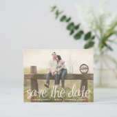 Het handgeschreven Manuscript van de klap sparen h Aankondigingskaart (Staand voorkant)