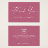 Het handgeschreven manuscript van de logo van de d visitekaartje (Voorkant /achterkant)