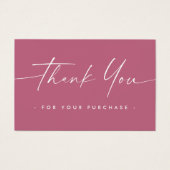 Het handgeschreven manuscript van de logo van de d visitekaartje (Voorkant)