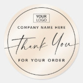 Het handgeschreven manuscript voegt de zaken van d ronde sticker (Voorkant)