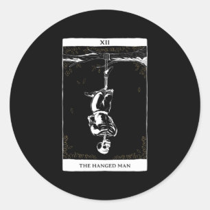 Het Handige Man - Tarot Kaart Gift Ronde Sticker