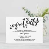 Het handschrift Geannuleerde Aankondiging van het (Staand voorkant)