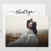 Het handschrift van de Foto van het huwelijk - met (Voorkant / Achterkant)