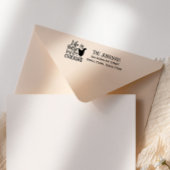 Het handsscriptleven is beter met kippen zelfinktende stempel