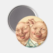 Het handvat Varkenspaar Magneet (Voorkant / Achterkant)