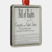 Het Handvest van de Rechten Metalen Ornament (Rechts)