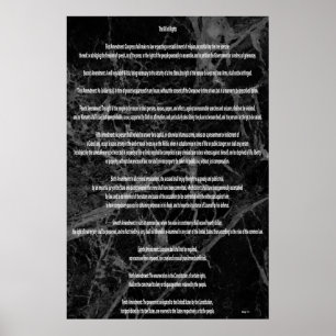 Het Handvest van de Rechten Poster