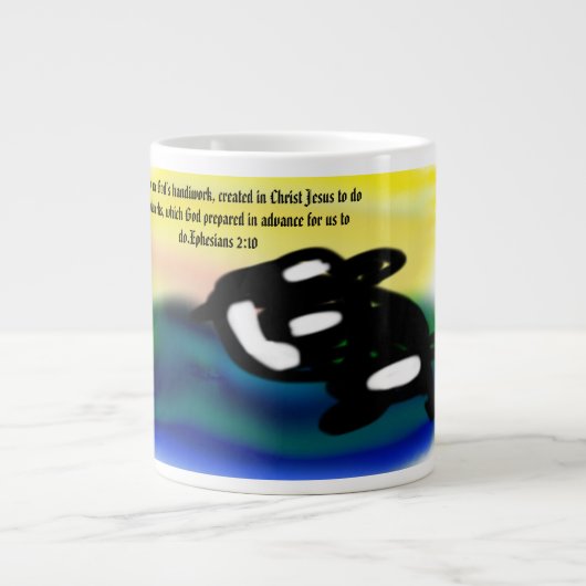 het handwerk van Jezus Grote Koffiekop (Voorkant)