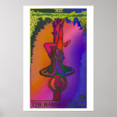 Het Hanged Man Tarot Kaart Psychedelic Poster (Voorkant)