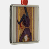 Het Hanged Man, tarotkaart, Frans Metalen Ornament (Rechts)