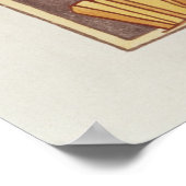 Het Hanged Man, tarotkaart, Frans Poster (Hoek)