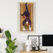 Het Hanged Man, tarotkaart, Frans Poster (Thuiskantoor)