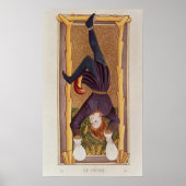 Het Hanged Man, tarotkaart, Frans Poster (Voorkant)
