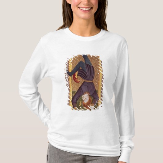 Het Hanged Man, tarotkaart, Frans T-shirt (Voorkant)