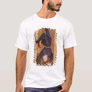 Het Hanged Man, tarotkaart, Frans T-shirt