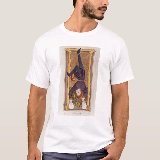 Het Hanged Man, tarotkaart, Frans T-shirt (Voorkant)