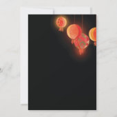 Het hangen de Lantaarns van het Papier Band bewaar Save The Date (Achterkant)