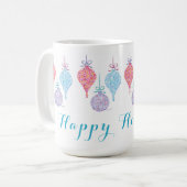 Het hangen de Mok van het Koffiekoffie van Ornamen (Voorkant links)