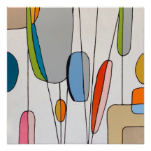 Het hangen door een Perfect Poster van de Draad