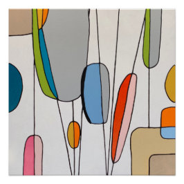 Het hangen door een Perfect Poster van de Draad