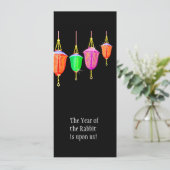 Het hangen Lantaarns - om het even welke bkgd kleu Kaart (Staand voorkant)