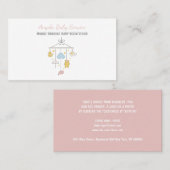 Het hangen Mobiel Baby Wieg Room Decor Visitekaartje (Voorkant / Achterkant)