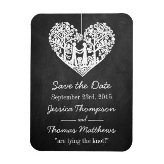 Het hangende Chalkboard van de HartBoom sparen de  Magneet