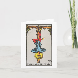 Het hangende Man - Rider Waite Smith tarot Kaart