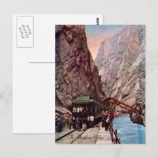 Het Hanging Bridge Briefkaart (Voorkant / Achterkant)