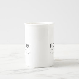 Het hangt af van de Data Bone China Mok