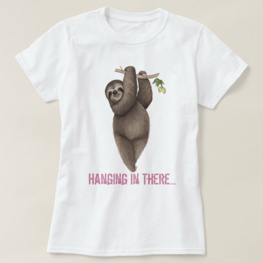 Het hangt daar binnen - Het Hangende Sleuf T-shirt (Design voorkant)
