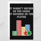 Het hangt niet af van de Kaarten die het afhankeli (Voorkant / Achterkant)